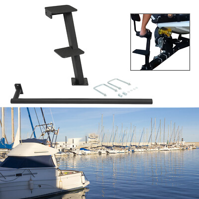 Adjustable Trailer Tongue 2 Steps Dual Steps For Bass Boat Trailer Pontoon Boats