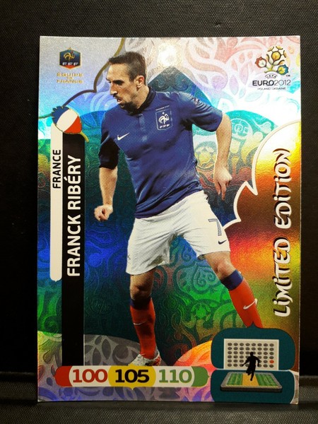 Adrenalyn XL Euro 2012 Franck Ribery France Limited Edition PANINI