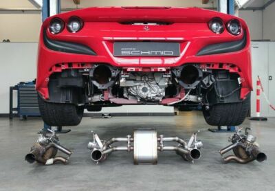 Sportauspuff  Typ Pure  ohne Soundklappen für Ferrari F8 Tributo - MEGA SOUND
