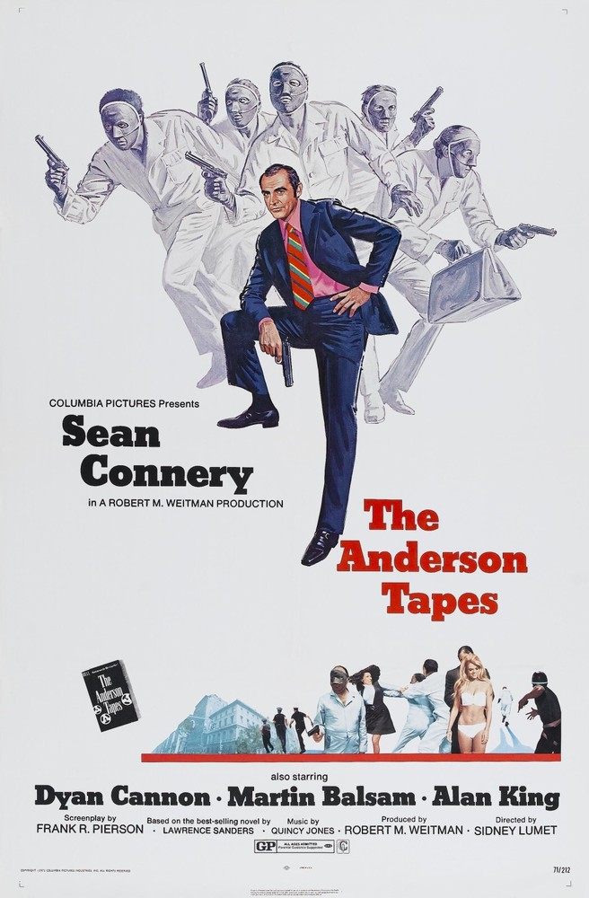 The Anderson Tapes movie poster - Sean Connery - 11