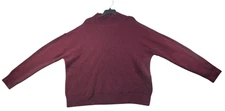 Charter Club Cashmere Sweater Womens Size XXL Burgundy Knit Long Sleeve New