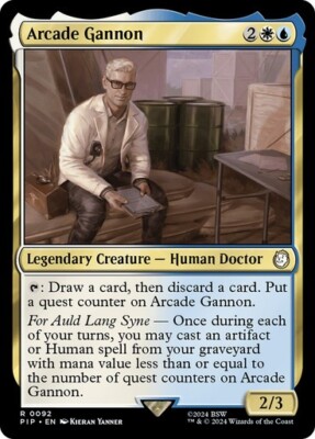 Arcade Gannon - Fallout PIP - Rare - MTG Magic Pack fresh | eBay Arcade Gannon - Fallout PIP - Rare - MTG Magic Pack fresh | eBay