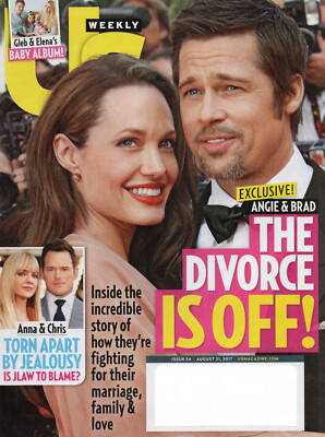 US WEEKLY August 21 2017 Angelina Jolie Brad Pitt Chris Pratt Lauren Conrad