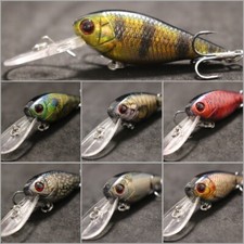 Crankbait Lures Fishing Lure wLure Tight Wobble Slow Floating Lifelike HC549