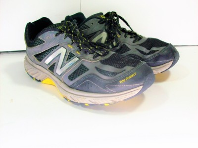 New Balance 510 V4 Men's Sz 10.5 Gray Black Yellow Trail Running Shoes  X17-897 | eBay
