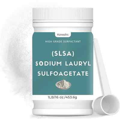 1 Pound SLSA Powder for Making Bath Bombs Premium SLSA Sodium Lauryl