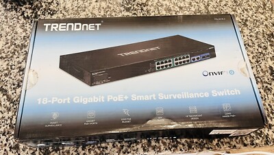 TRENDnet PoE+ Smart Surveillance Switch TPE-3018LS