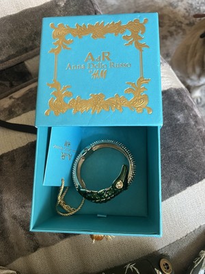 Anna Dello Russo H&M Torque Hinged Bracelet S