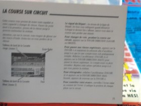 Notice Manuel Nintendo nes Corvette ZR 1 Challenge originale en FRA