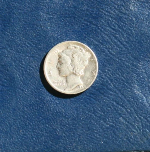 1945 S (MICRO)  MERCURY SILVER DIME  *XF to AU DETAILS*