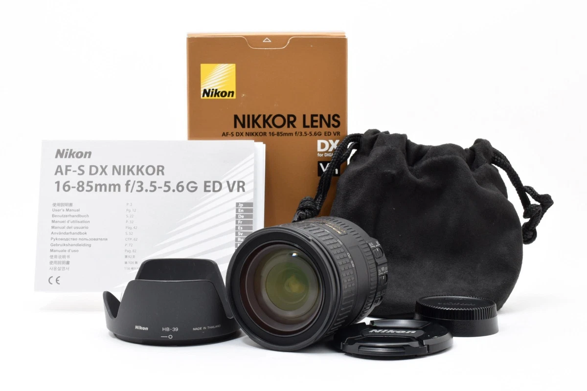 ❤️Nikon AF 16-85mm G ED VR 広角レンズ❤️手ぶれ補正❤️美品 Nikon AF-S DX NIKKOR 16-85mm f/3.5-5.6G ED VR