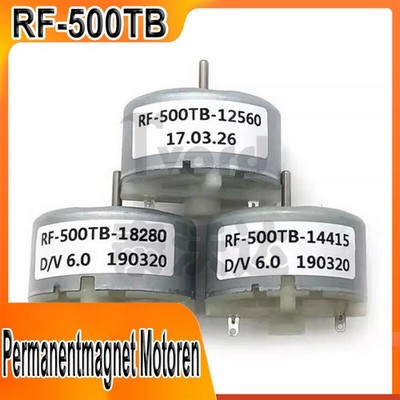 RF-500TB 12560 14415 18280 DC 3-6V Elektromotor Permanentmagnet Motoren