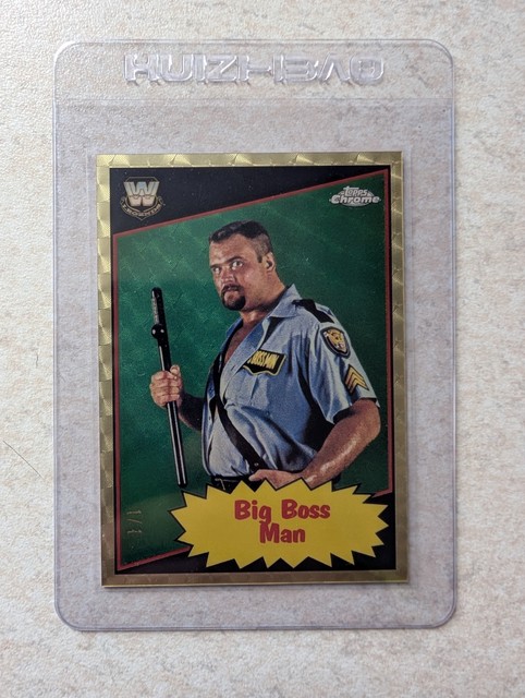 Big Boss Man 1985 Legends 1/1 Superfractor - WWE Topps Chrome 2025