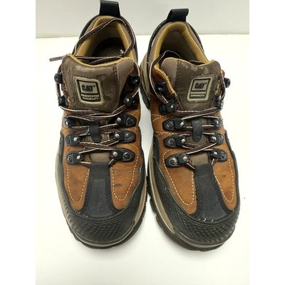 CAT Work Hiking Shoes Boots Leather Safety Outdoor Caterpillar Size 8.5