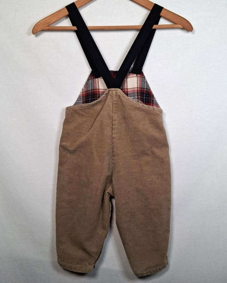 Mono Vintage Blooz by Cachcach Juvenil 24 Meses Marrón Pana Pingüino Pantalones Foto 2 de 4