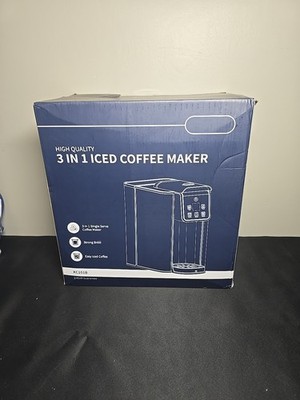 Shardor Iced COFFEE Maker Black High Quality 3in 1 Single Serve