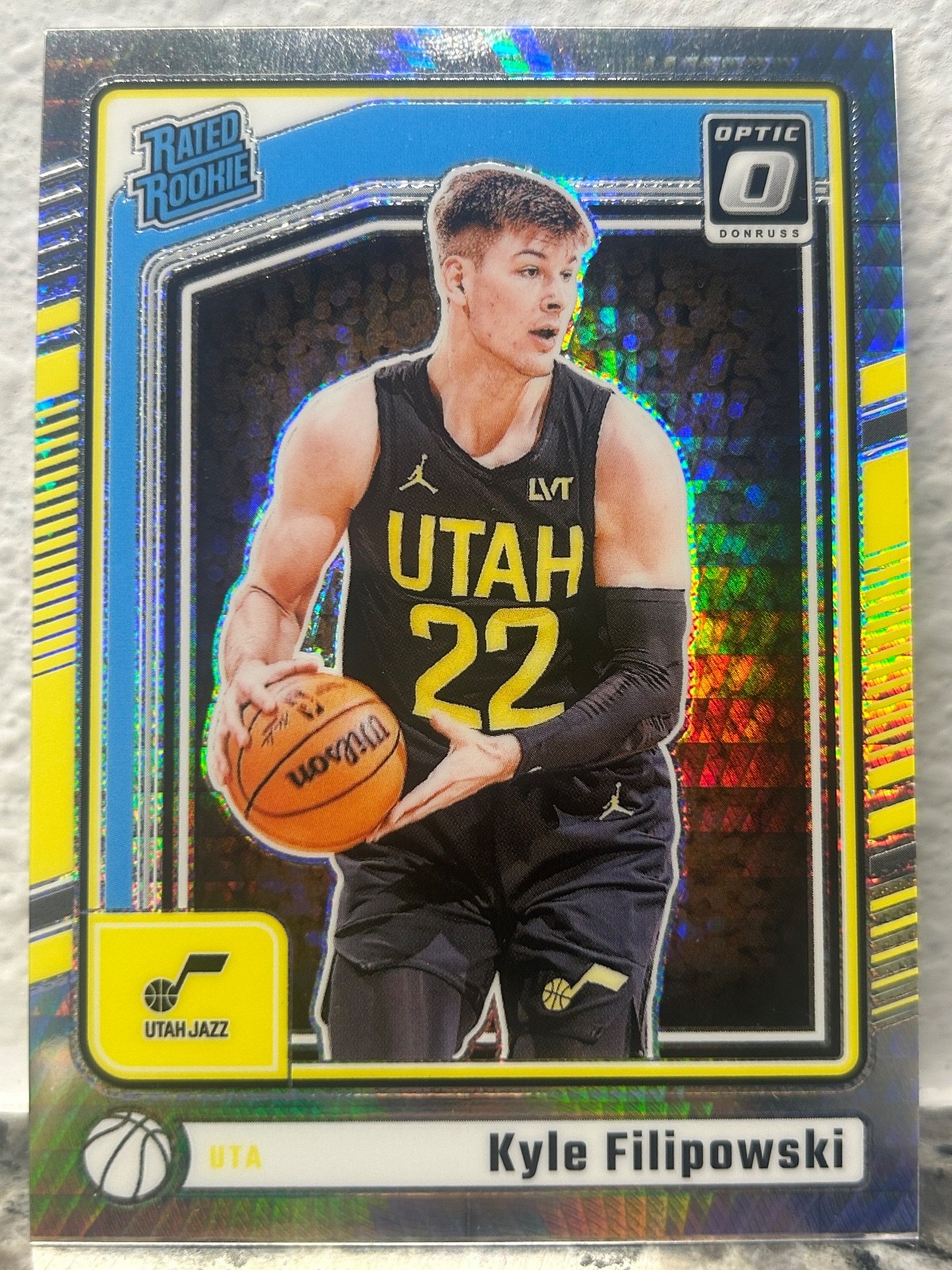 2024-25 Panini Donruss Optic Kyle Filipowski LUCKY ENVELOPES /8 SSP ROOKIE #300