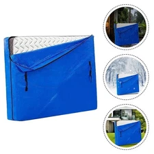 Blue 210D Outdoor Mattress Cover for Effective Dust and Moisture Shielding