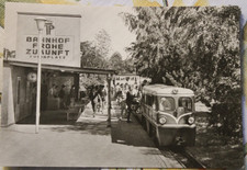 Foto AK Eisenbahn Dresden Großer Garten Pioniereisenbahn lok 1975 DDR vintage IK