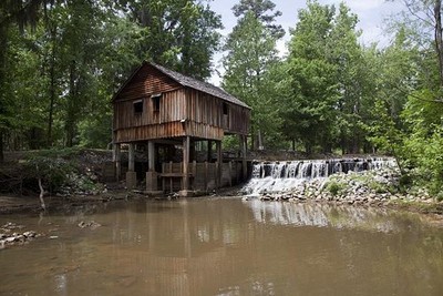 Photo:Beatrice Alabama USA Rikard's Mill 2010 Grist Mill Waterfall