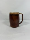 Vintage Hull Coffee Mug 5" T Brown and Cream