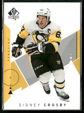 2018-19 SP Authentic #87 Sidney Crosby Pittsburgh Penguins Hockey Card