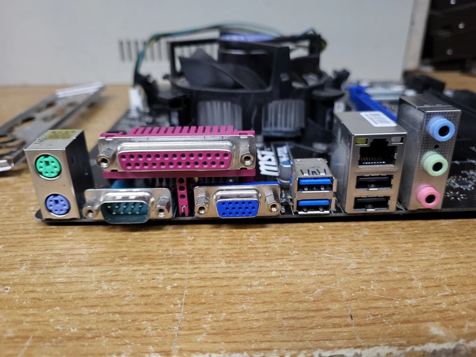 *** Carte mère MSI H81M-P32L LGA1150 + Intel Core I3-4150 3,50Ghz - Tested - Photo 3/4
