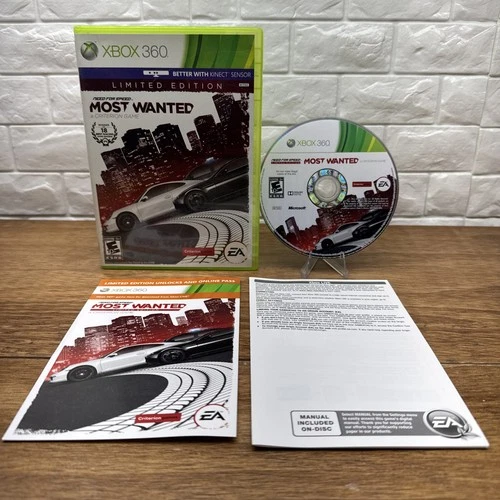 Need for Speed: Most Wanted (Microsoft Xbox 360, 2012) CIB Tested Working
