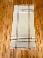 Vintage Braided Woven Striped Rag Rug #20 - G...