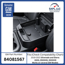 New Oem Silverado Sierra Center Console Lockable Storage Boxsafe Gm 84081567 New Oem Silverado Sierra Center Console Lockable Storage Boxsafe Gm 84081567