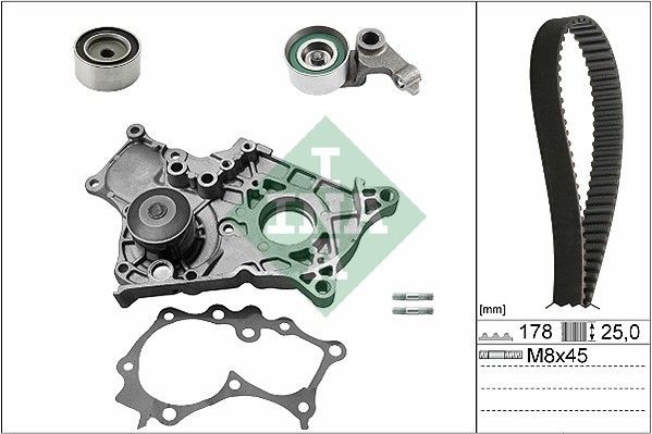 NEU - Schaeffler INA 530042230 Wasserpumpe + Zahnriemensatz FüR Toyota-image