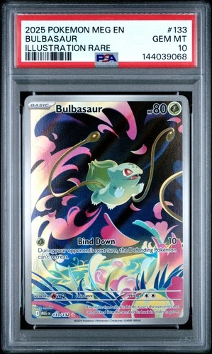 PSA GEM MT 10 - 2025 POKEMON MEG EN-MEGA EVOLUTION 133 BULBASAUR