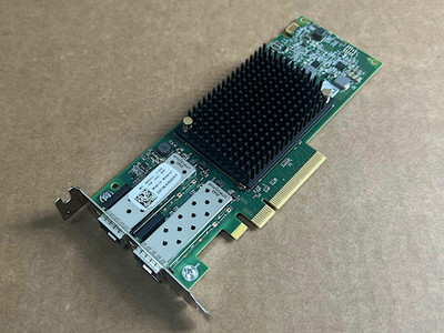 Dell Emulex LPe35002 32Gb Dual Port PCIe 4.0 x16 Fibre Channel HBA (LP) - 4VDY3