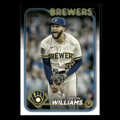 Devin Williams #135 2024 Topps Milwaukee Brewers Baseball Card MLB