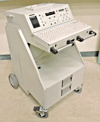 Park Flo-Lab 2100-SX Vascular Doppler ABI System / Portable Cart / Power Tested