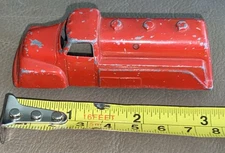 Vintage Toy Goodee Diecast Metal Red Tanker Truck Made In USA