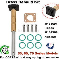 Brass Repair Kit For COATS Tire Changer Foot Pedal Valve 8183691,183691,184369