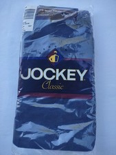 JOCKEY Classic Mens Navy Blue Lo-Rise Briefs Exclusive Y-Front Fly, Size 34 NOS