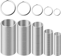 150 StüCk SchlüSselringe,5 GrößEn 30Mm 28M 25Mm 20Mm 15Mm Von SchlüSselanhäNger
