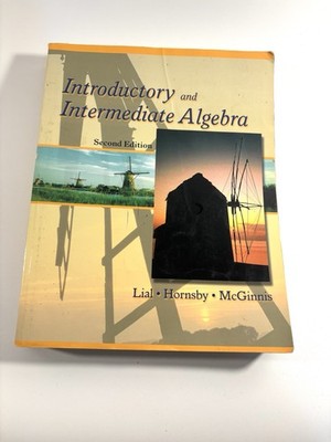 Introductory and Intermediate Algebra 2nd Ed Lial Hornsby Pearson Paperback