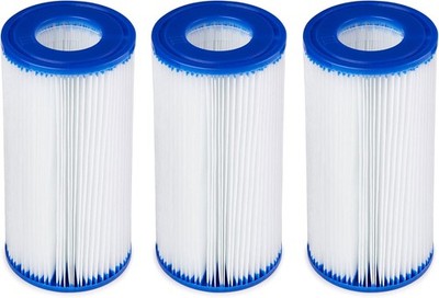 3 Pack Bestway Type III A/C Filter Cartridge for 1000 & 1500 GPH Filter Pumps