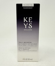 KEYS Soulcare Truly Becoming Suero Péptido Multi-Beneficio 1oz. Tamaño completo nuevo en caja