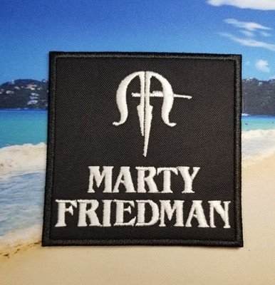EMBROIDERED MARTY FRIEDMAN METAL GUITARIST PATCH (Please Read Ad)