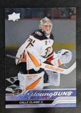 2023-24 Upper Deck Extended Series Calle Clang Young Guns Clear Cut #709 Anaheim