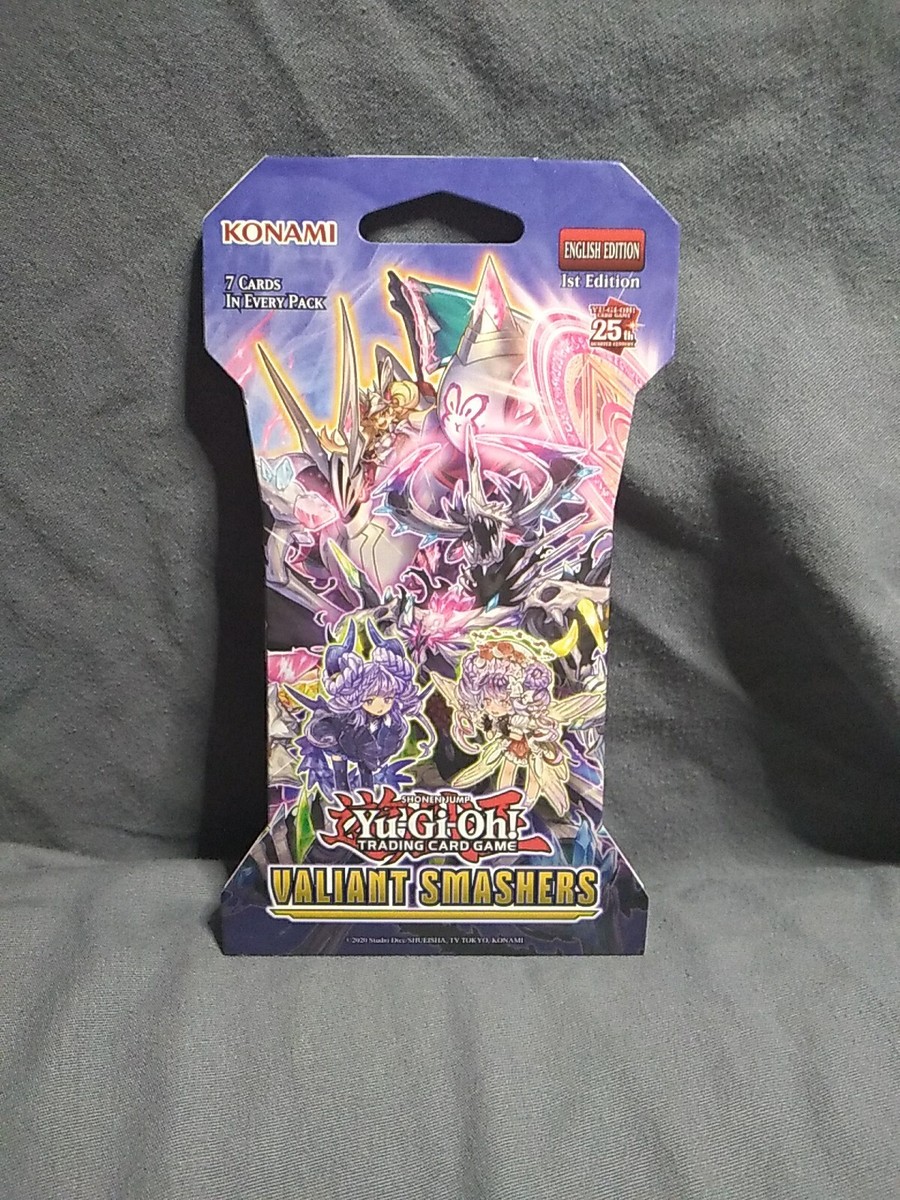 Yu-Gi-Oh! Yugioh Tcg -Valiant Smashers Blister Pack New Factory Sealed 7  Card Pk