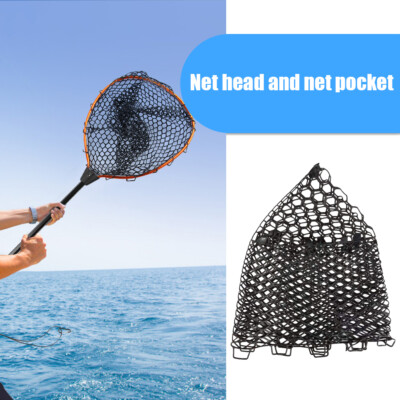 Dip Net Head 32/40/55cm Folding Landing Net Portable Outdoor Fishing Accessories