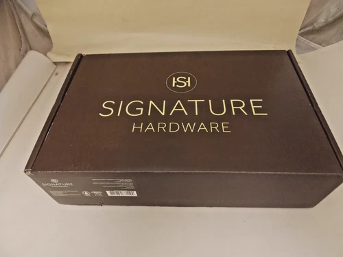 Signature Hardware Hibiscus Single Hole Bathroom Faucet with Pop-Up, Matte Black - Picture 2 of 3