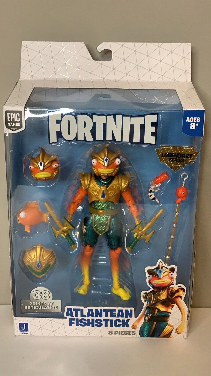  Fortnite Legendary Series Atlantean Fishstick, 6-inch