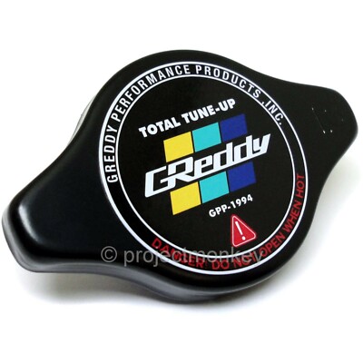 Greddy 13911001 High Pressure Radiator Cap Type N Black Finish Genuine Part