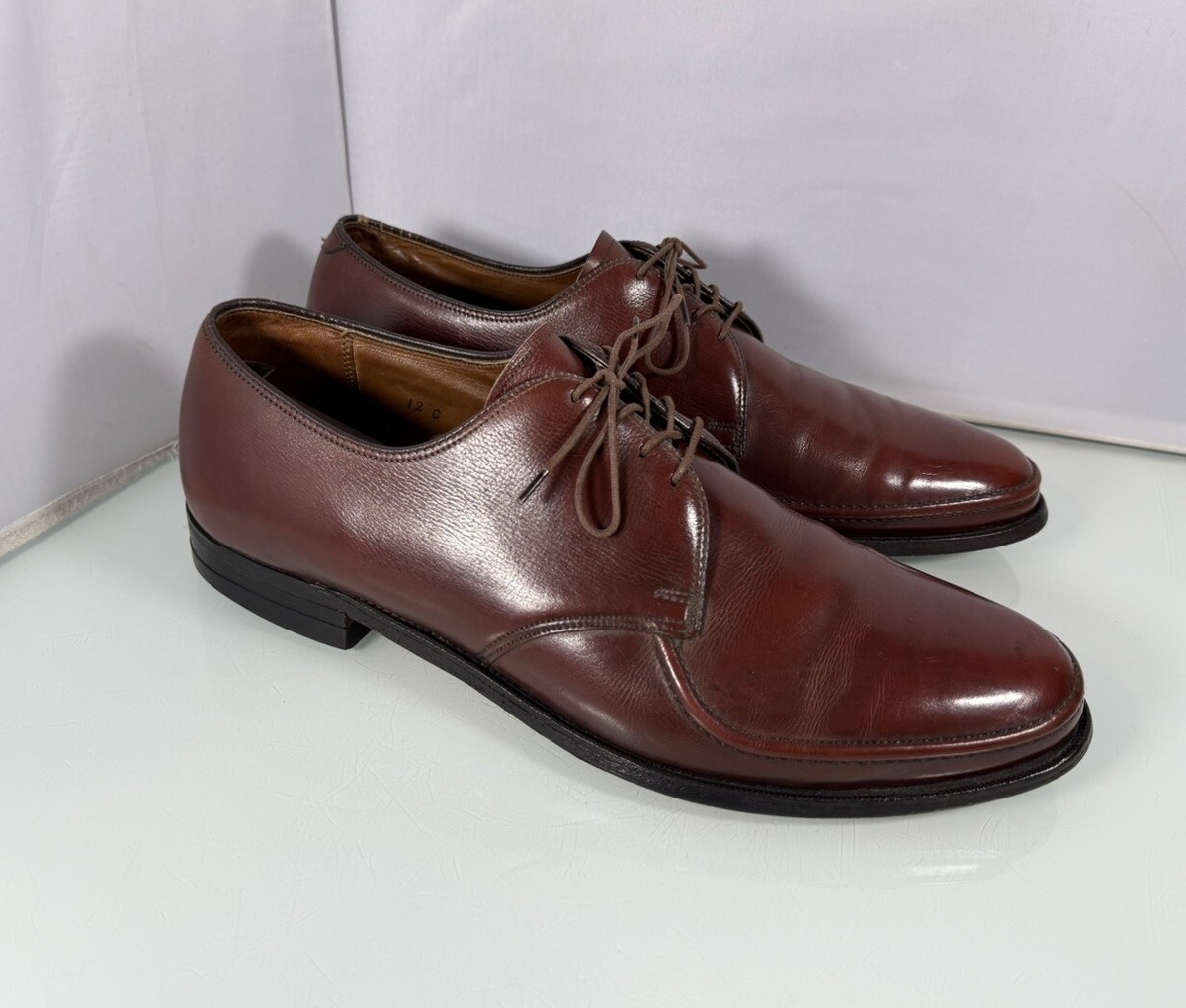 Vintage Breather Wright Arch Preserver Men's Brown Leather Dress